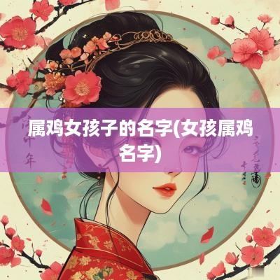 属鸡女孩子的名字(女孩属鸡名字)