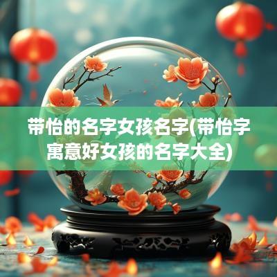 带怡的名字女孩名字(带怡字寓意好女孩的名字大全)