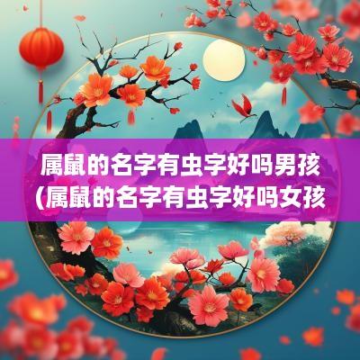 属鼠的名字有虫字好吗男孩(属鼠的名字有虫字好吗女孩)