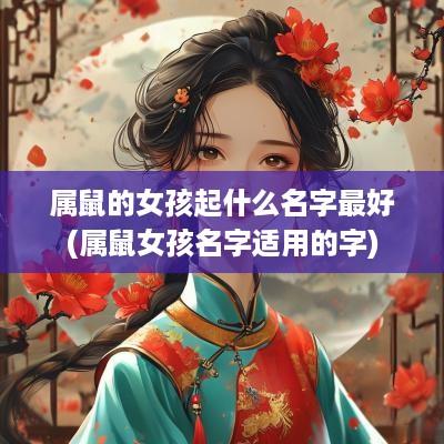 属鼠的女孩起什么名字最好(属鼠女孩名字适用的字)