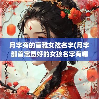 月字旁的高雅女孩名字(月字部首寓意好的女孩名字有哪些)