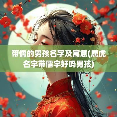带儒的男孩名字及寓意(属虎名字带儒字好吗男孩)