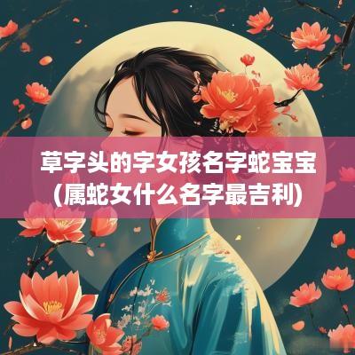 草字头的字女孩名字蛇宝宝(属蛇女什么名字最吉利)