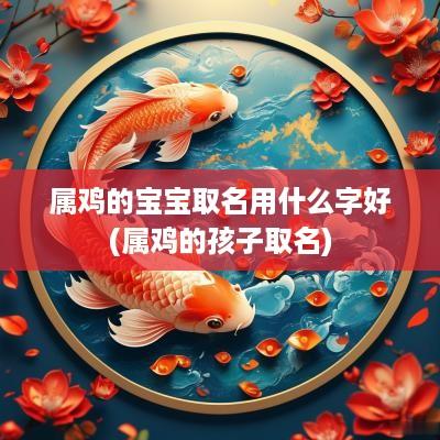 属鸡的宝宝取名用什么字好(属鸡的孩子取名)