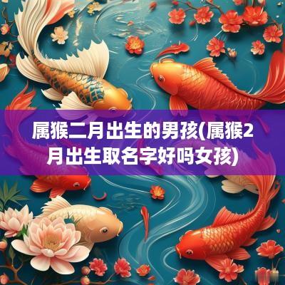 属猴二月出生的男孩(属猴2月出生取名字好吗女孩)
