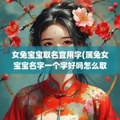 女兔宝宝取名宜用字(属兔女宝宝名字一个字好吗怎么取)
