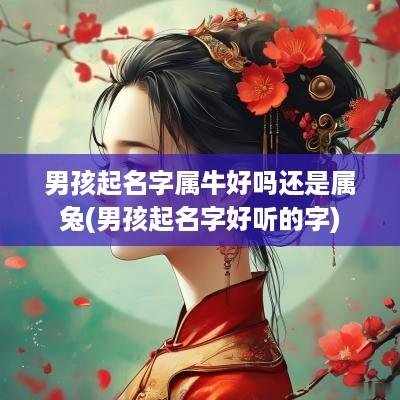 男孩起名字属牛好吗还是属兔(男孩起名字好听的字)