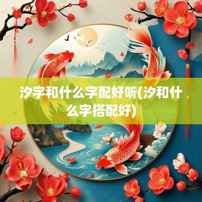 汐字和什么字配好听(汐和什么字搭配好)