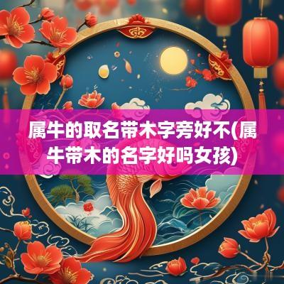 属牛的取名带木字旁好不(属牛带木的名字好吗女孩)