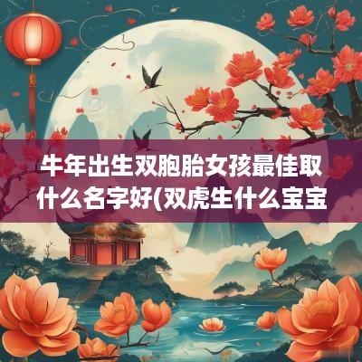 蛇年出生双胞胎女孩最佳取什么名字好(双虎生什么宝宝好)