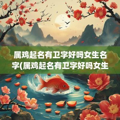 属鸡起名有卫字好吗女生名字(属鸡起名有卫字好吗女生怎么取)