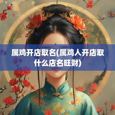 属鸡开店取名(属鸡人开店取什么店名旺财)