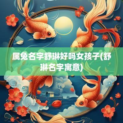 属兔名字舒琳好吗女孩子(舒琳名字寓意)