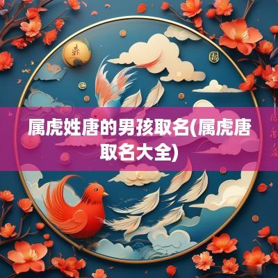 属虎姓唐的男孩取名(属虎唐取名大全)