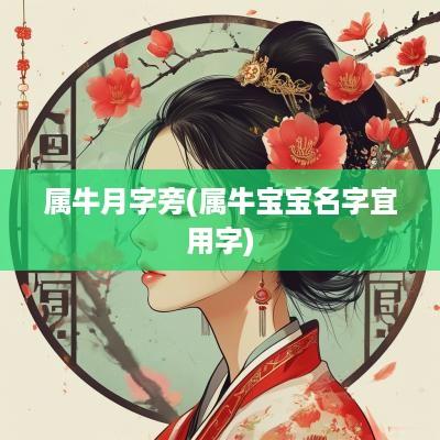 属牛月字旁(属牛宝宝名字宜用字)