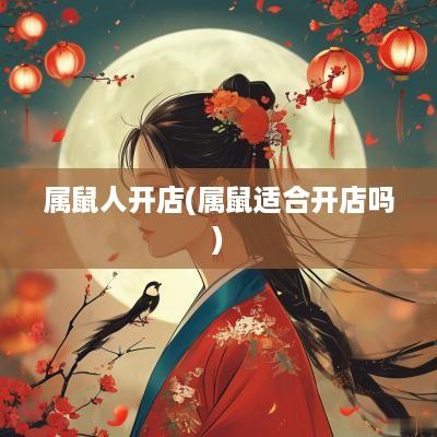 属鼠人开店(属鼠适合开店吗)