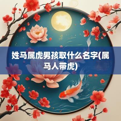 姓马属虎男孩取什么名字(属马人带虎)