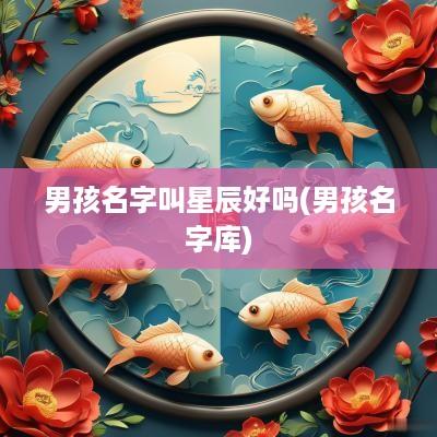 男孩名字叫星辰好吗(男孩名字库)