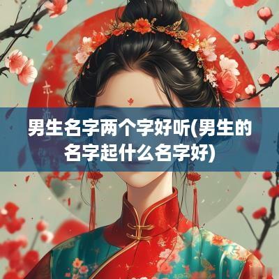 男生名字两个字好听(男生的名字起什么名字好)