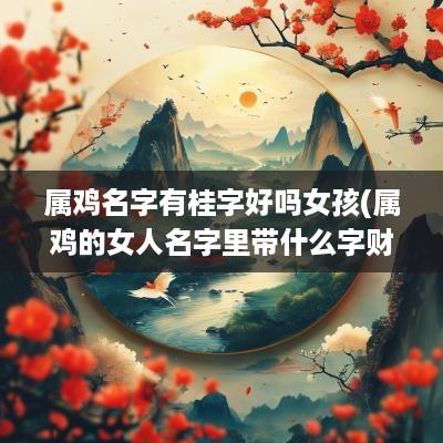 属鸡名字有桂字好吗女孩(属鸡的女人名字里带什么字财运旺盛)