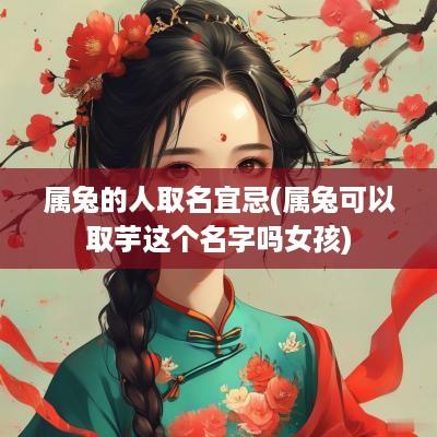 属兔的人取名宜忌(属兔可以取芋这个名字吗女孩)
