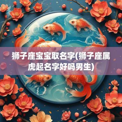 狮子座宝宝取名字(狮子座属虎起名字好吗男生)