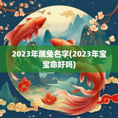 2025年属兔名字(2025年宝宝命好吗)