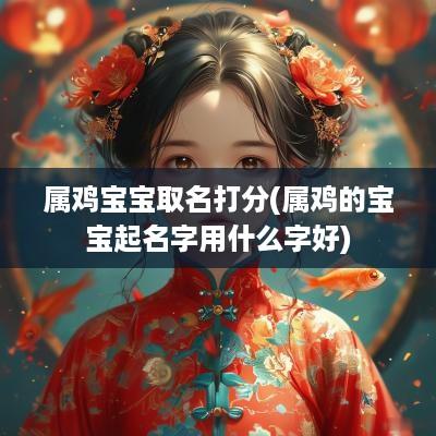 属鸡宝宝取名打分(属鸡的宝宝起名字用什么字好)