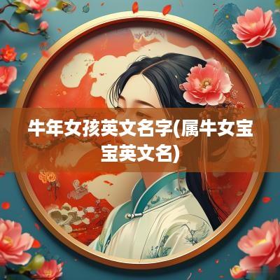 蛇年女孩英文名字(属牛女宝宝英文名)