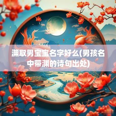 渊取男宝宝名字好么(男孩名中带渊的诗句出处)
