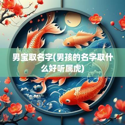 男宝取名字(男孩的名字取什么好听属虎)