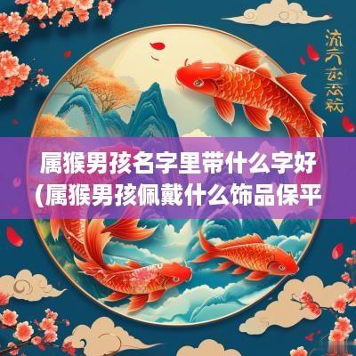 属猴男孩名字里带什么字好(属猴男孩佩戴什么饰品保平安)