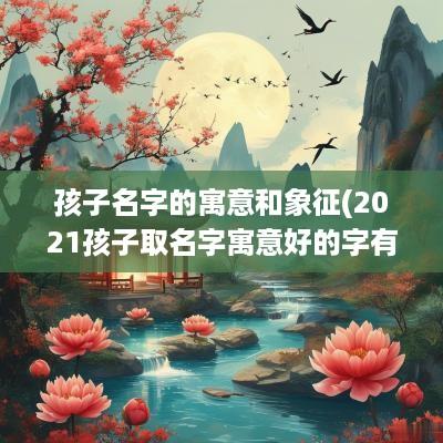 孩子名字的寓意和象征(2025孩子取名字寓意好的字有哪些)