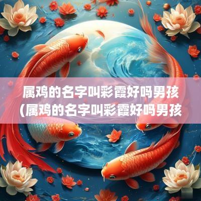 属鸡的名字叫彩霞好吗男孩(属鸡的名字叫彩霞好吗男孩怎么取)