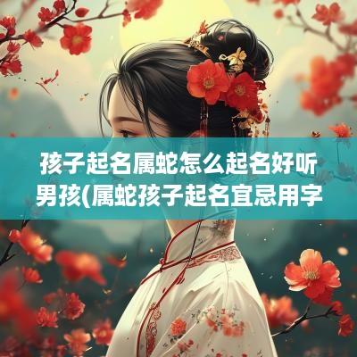 孩子起名属蛇怎么起名好听男孩(属蛇孩子起名宜忌用字)