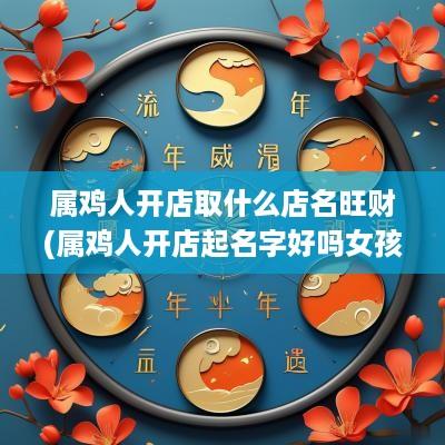 属鸡人开店取什么店名旺财(属鸡人开店起名字好吗女孩子)