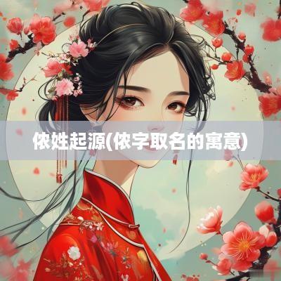 侬姓起源(侬字取名的寓意)