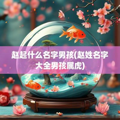 赵起什么名字男孩(赵姓名字大全男孩属虎)