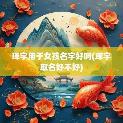 珲字用于女孩名字好吗(珲字取名好不好)