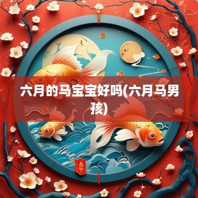 六月的马宝宝好吗(六月马男孩)