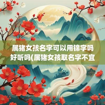 属猪女孩名字可以用锦字吗好听吗(属猪女孩取名字不宜用什么字)