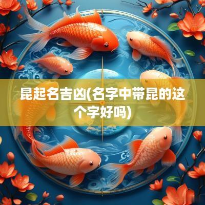 昆起名吉凶(名字中带昆的这个字好吗)