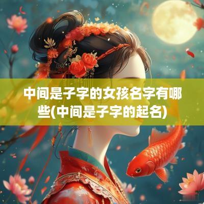中间是子字的女孩名字有哪些(中间是子字的起名)