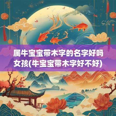 属牛宝宝带木字的名字好吗女孩(牛宝宝带木字好不好)