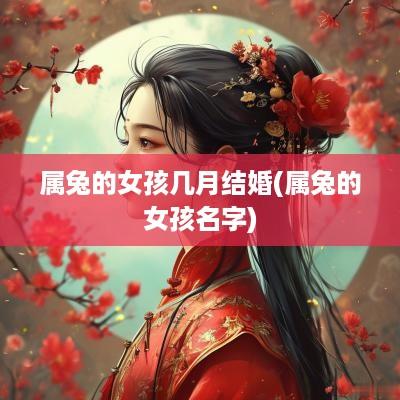 属兔的女孩几月结婚(属兔的女孩名字)