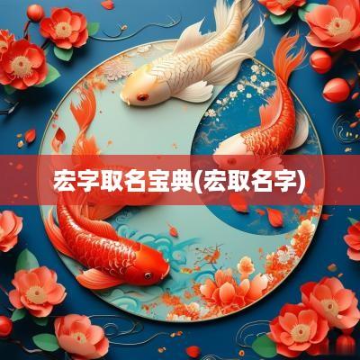 宏字取名宝典(宏取名字)