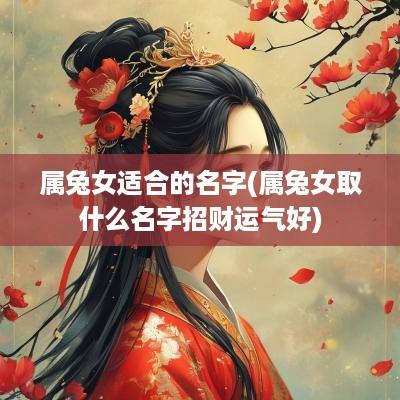 属兔女适合的名字(属兔女取什么名字招财运气好)