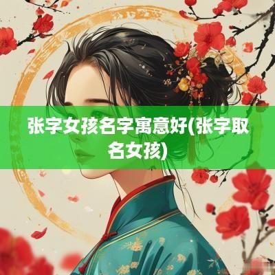 张字女孩名字寓意好(张字取名女孩)