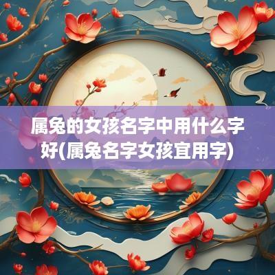 属兔的女孩名字中用什么字好(属兔名字女孩宜用字)