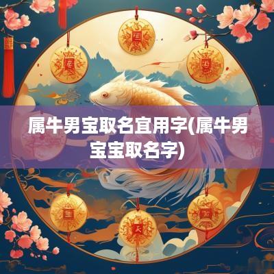 属牛男宝取名宜用字(属牛男宝宝取名字)